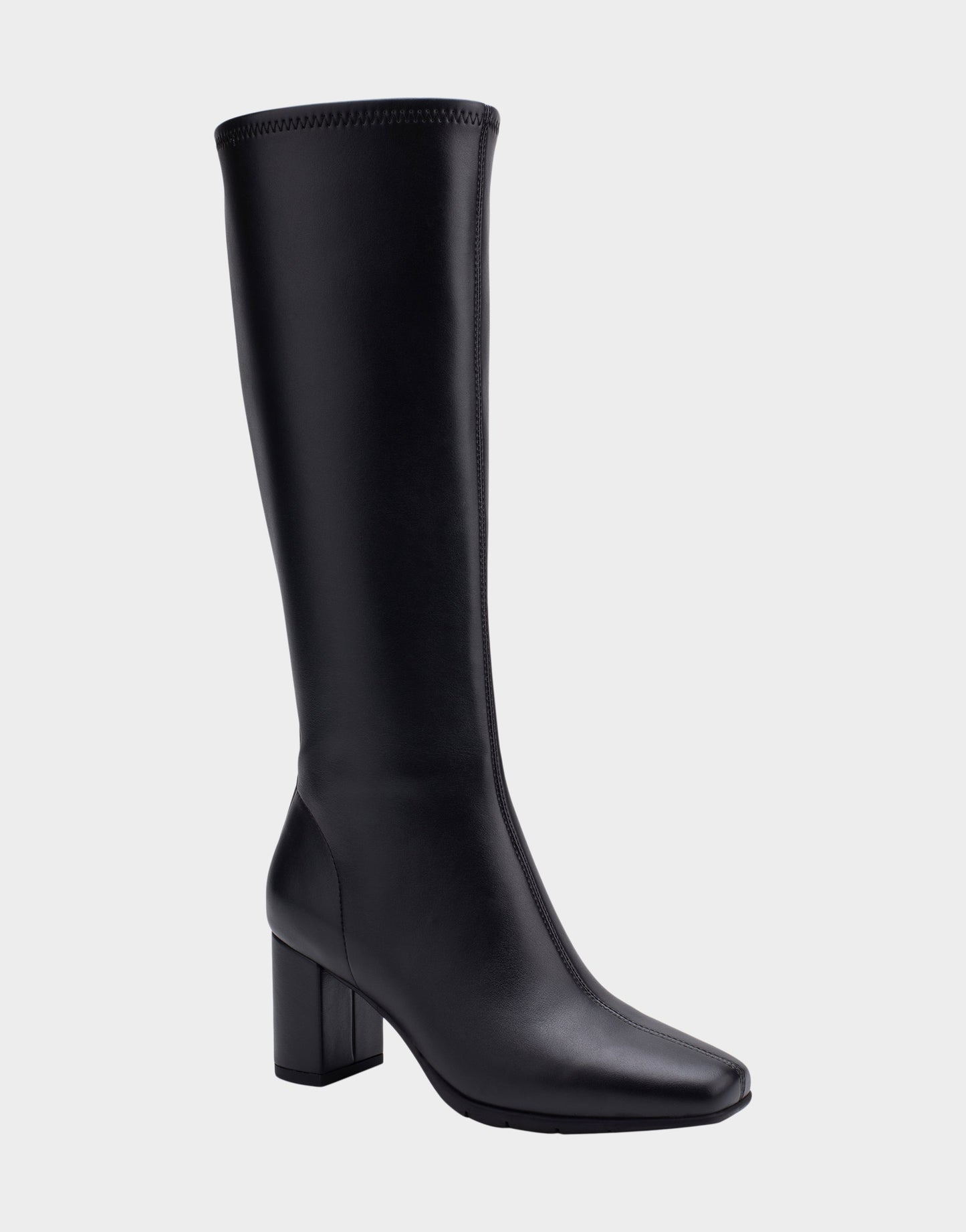 Aerosoles Comfortable Women's Tall Shaft Boot in Black Faux Leather