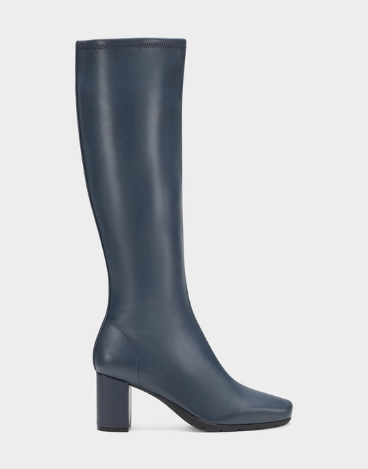 Aerosoles Comfortable Women's Tall Shaft Boot in Navy Faux Leather