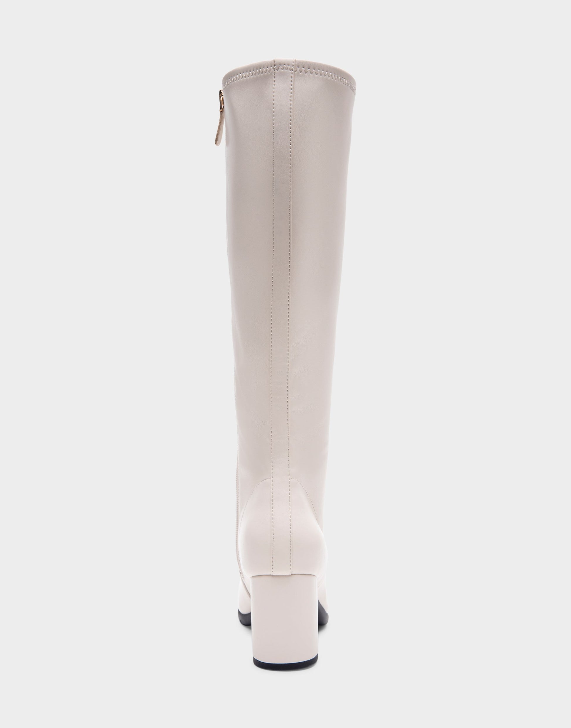 Aerosoles Comfortable Women's Tall Shaft Boot in Eggnog Stretch Faux Leather