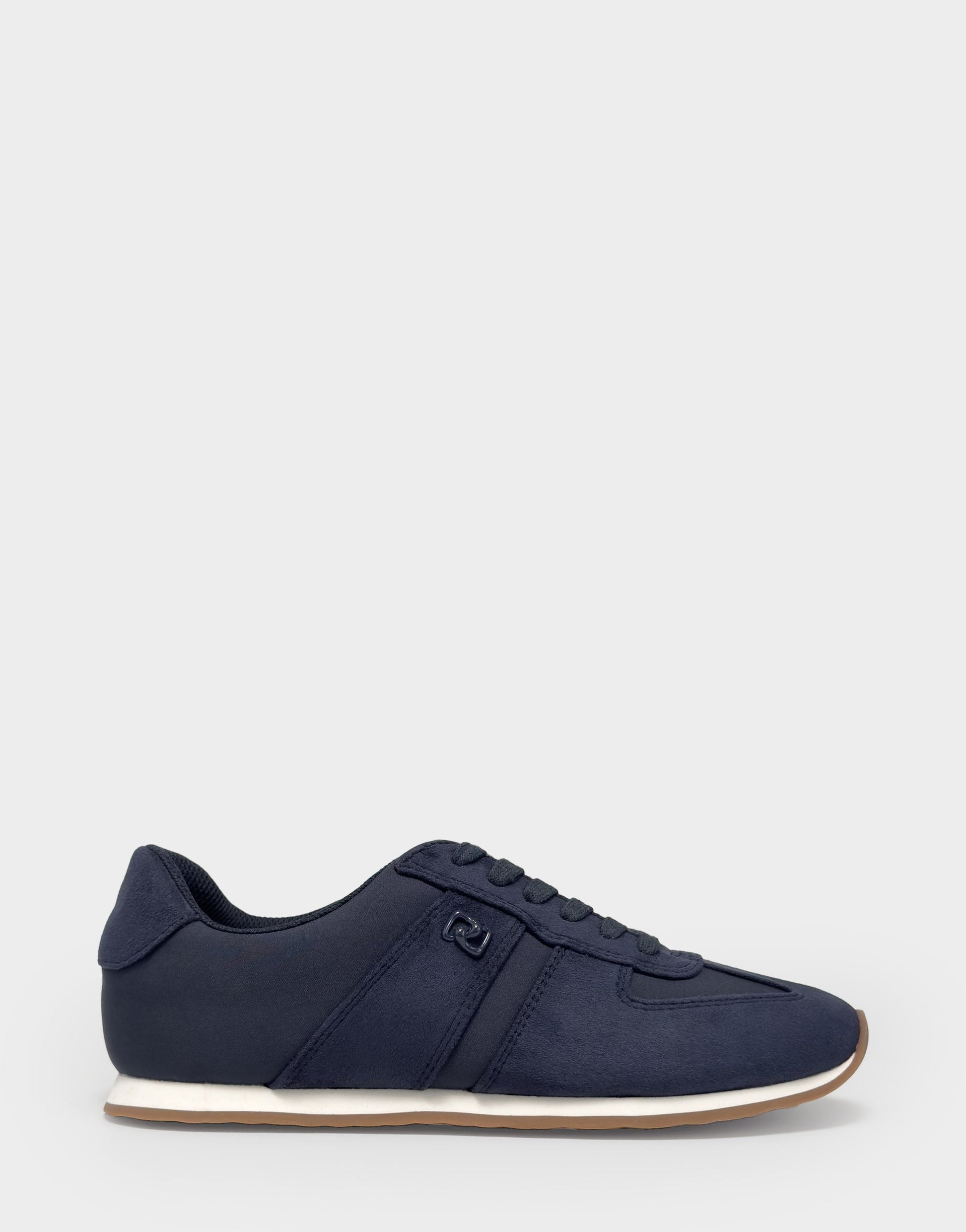 Aerosoles Comfortable Women's Lace Up Sneaker In Navy Faux Suede