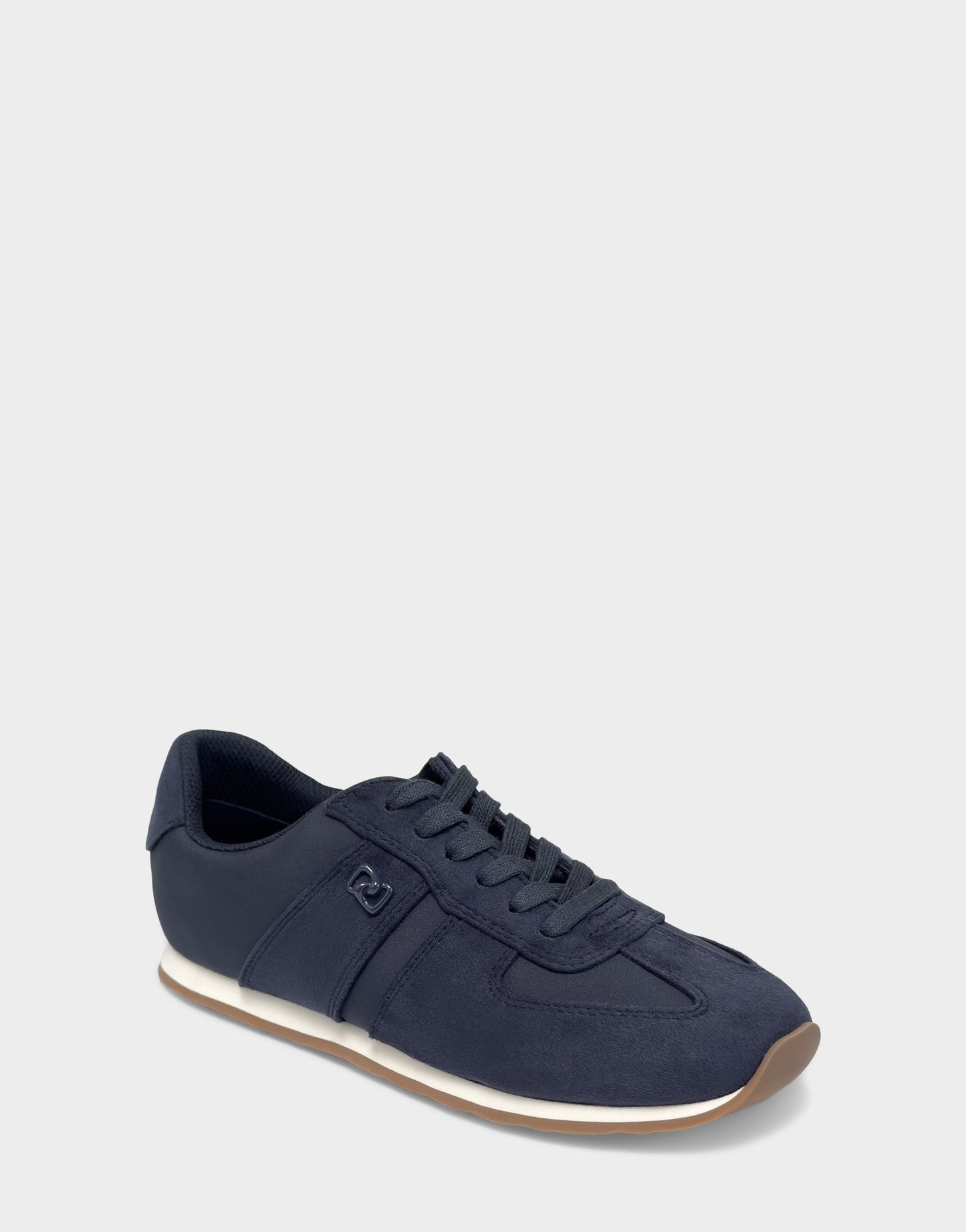 Aerosoles Comfortable Women's Lace Up Sneaker In Navy Faux Suede
