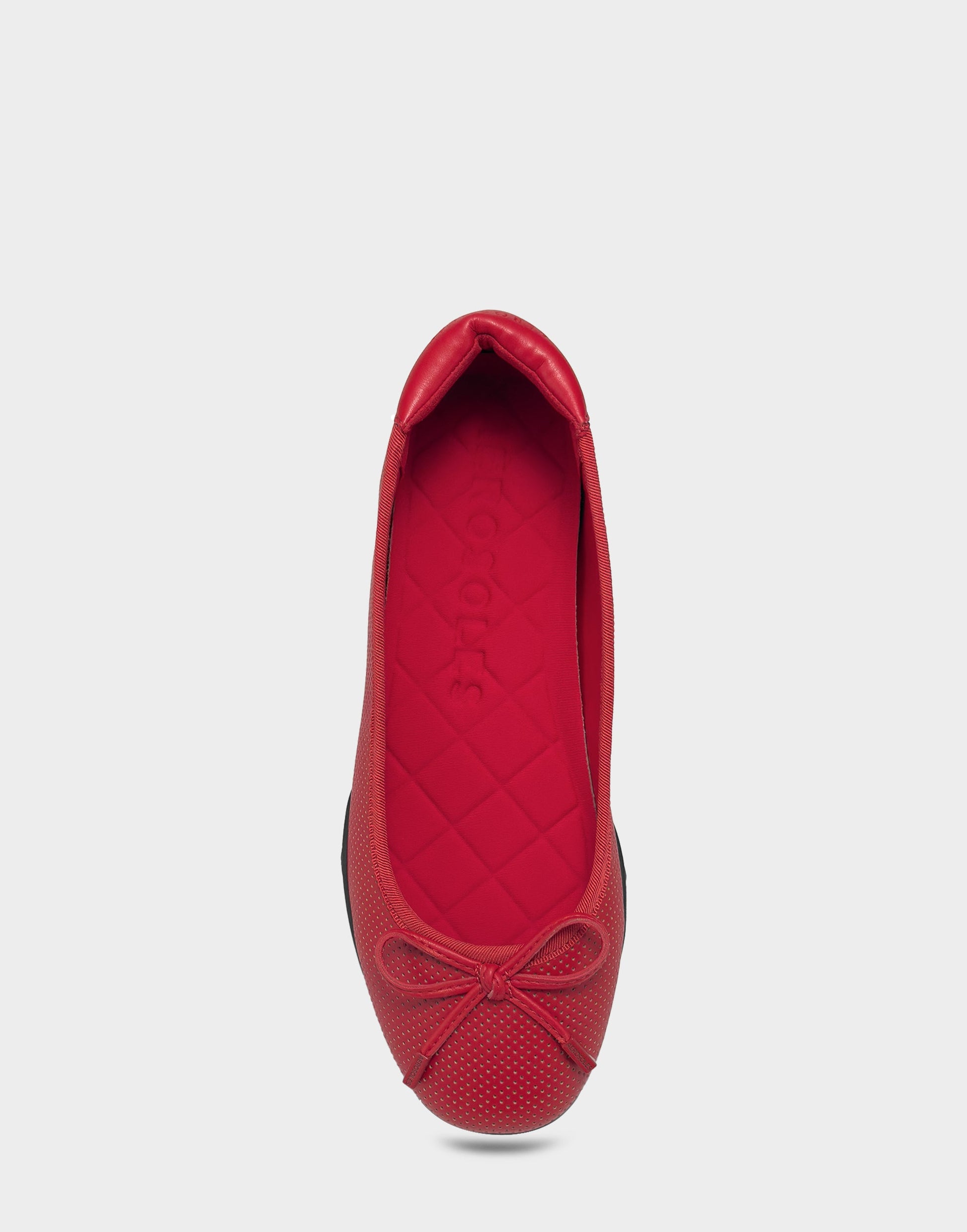 Aerosoles Comfortable Women's Sneakerina Flat In Red Faux Leather