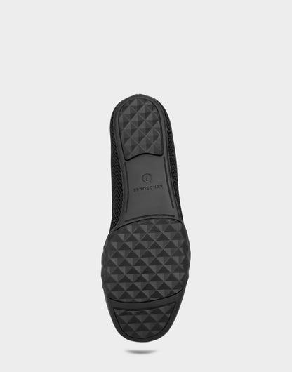 Aerosoles Comfortable Women's Sneakerina in Black Mesh
