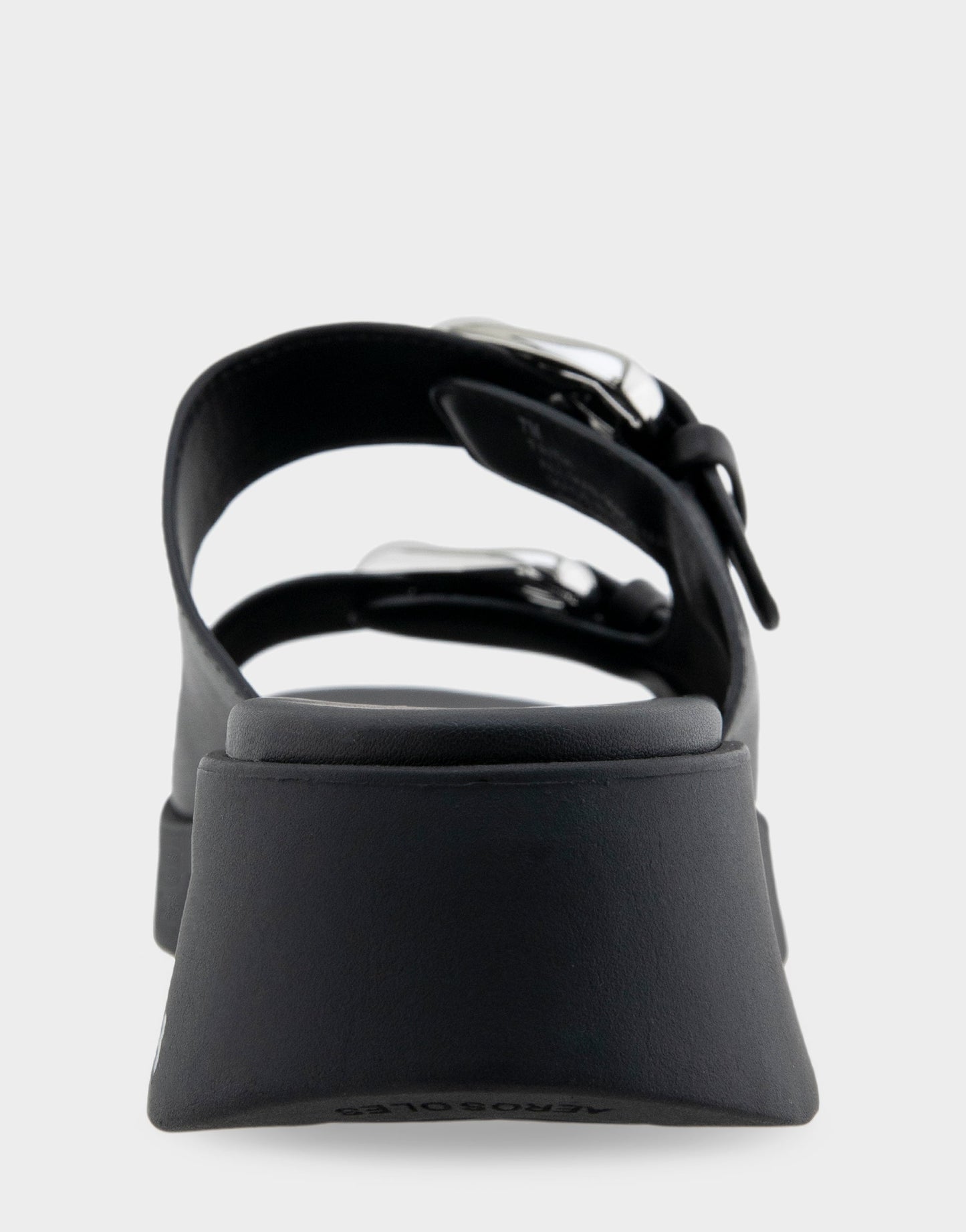 Aerosoles Comfortable Women's Walking Sandal in Black Leather